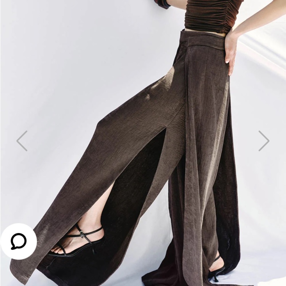 URBAN REVIVO WIDE LEG PANTS